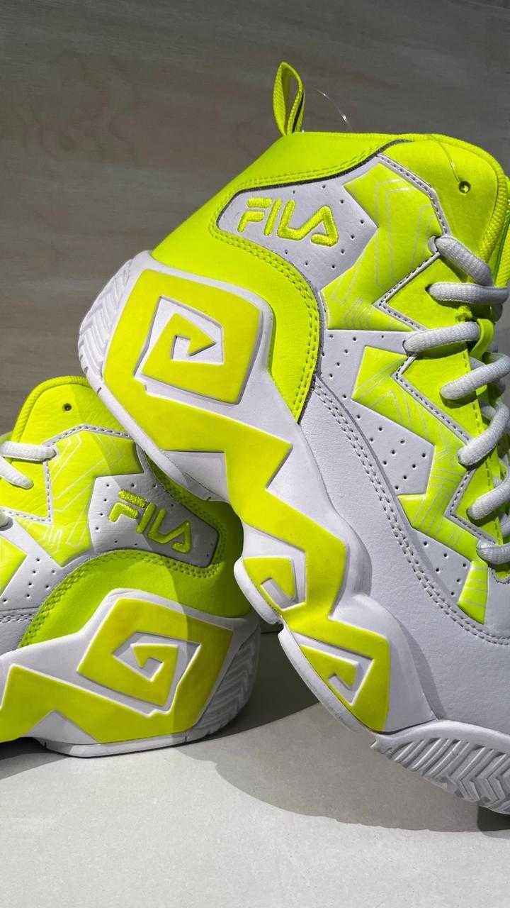 Женские кроссовки FILA MB Jamal Mashburn неоново-желтые