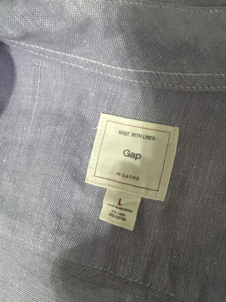 Рубашка мужская лён GAP