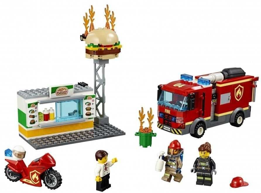 LEGO City 60173 Погоня в горах 60214 Пожар в бургер-кафеНовый ОРИГИНАЛ
