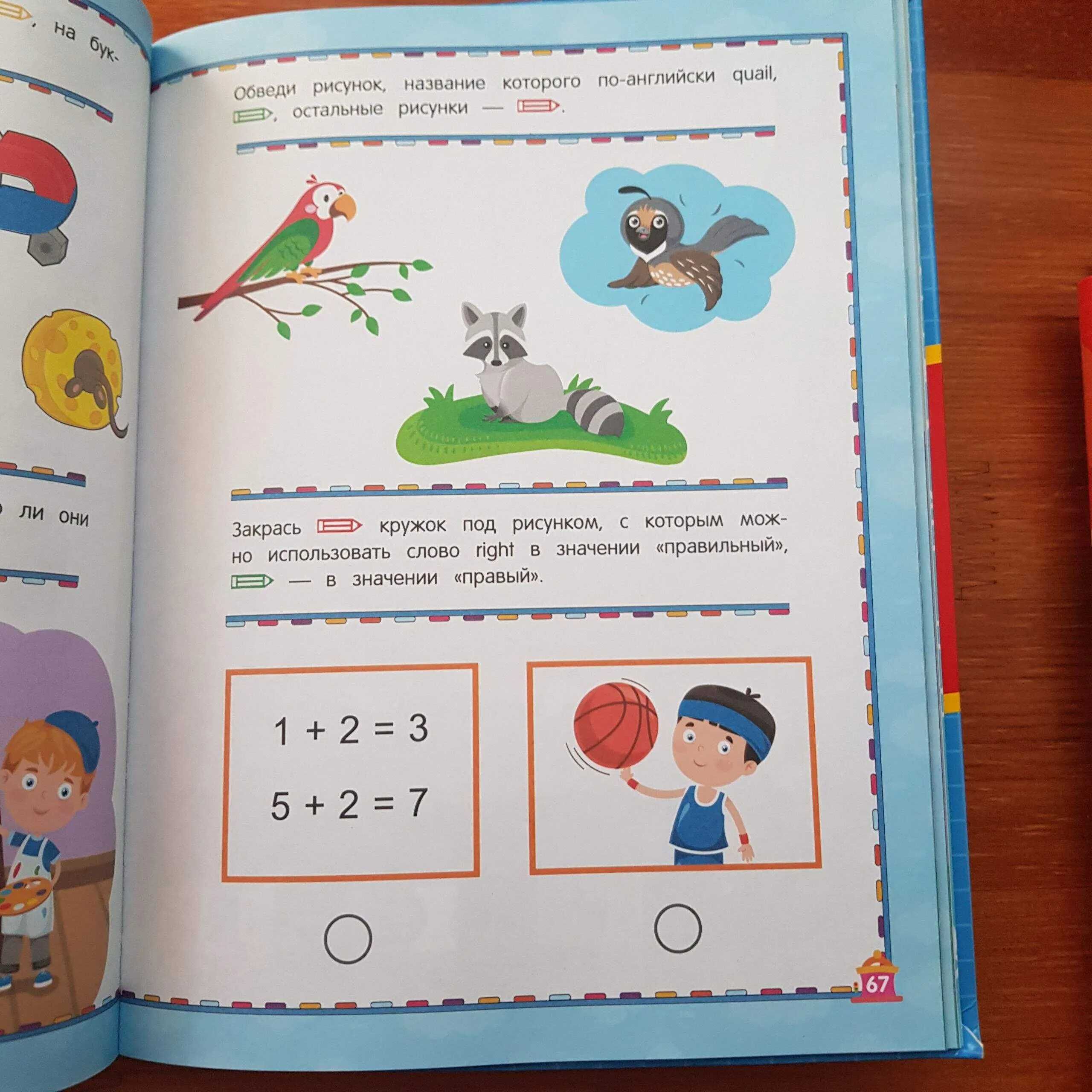 Книги для обучения и подготовки к школе на рус. яз
