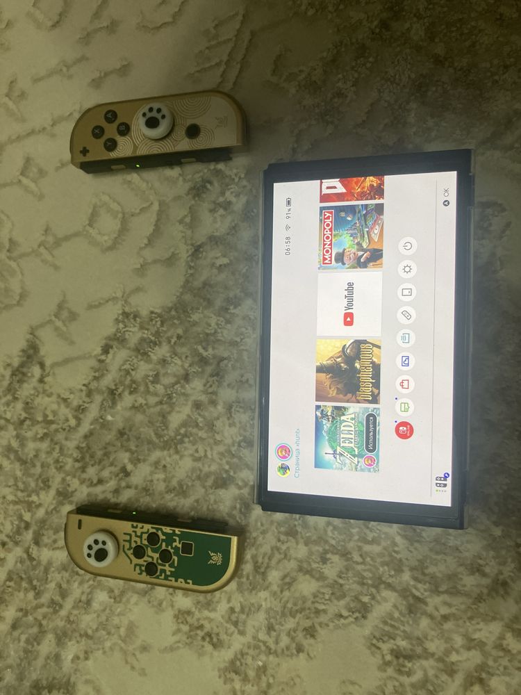 Nintendo switch oled кастомная