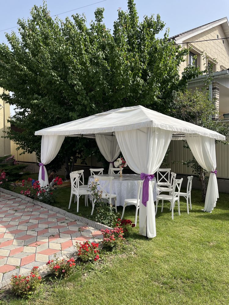 Столы, стулья, шатер, шатры в аренду,