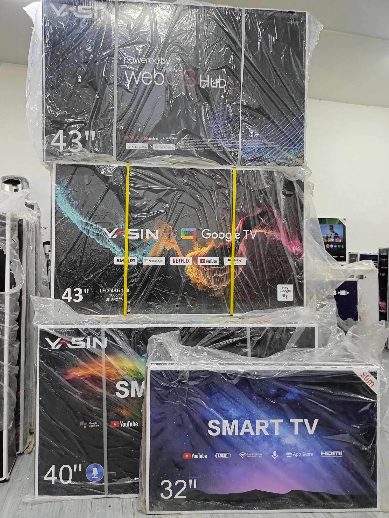 Шикарная картинка, Yasin 50Q90, Google Tv, +1500 каналов в Подарок