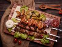 шашлык с доставкой , шашлык Алматы вкусный сочный шашлык