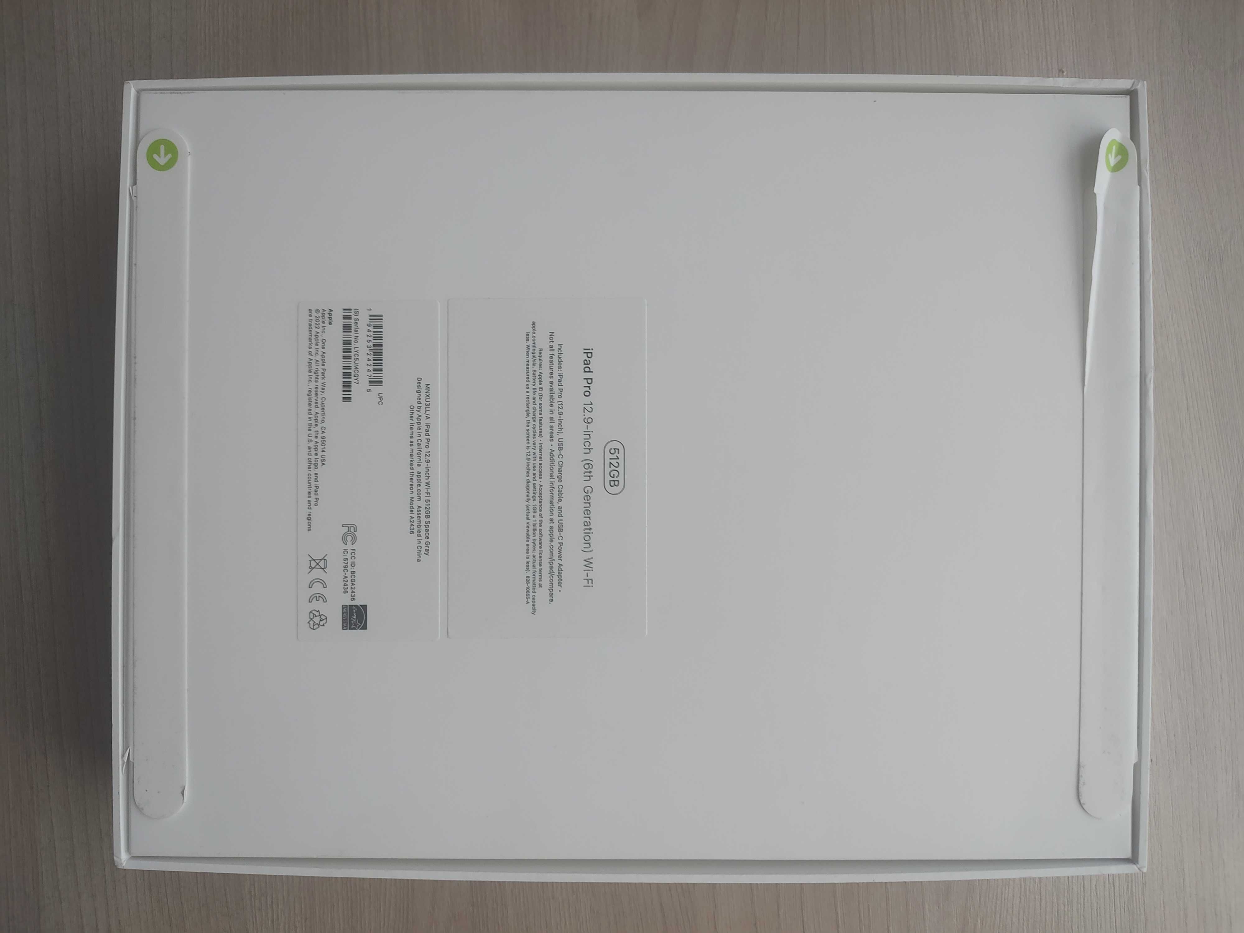 iPad Pro 12.9 - inch ( 6th Generation ) Wi-Fi 512GB Space Gray