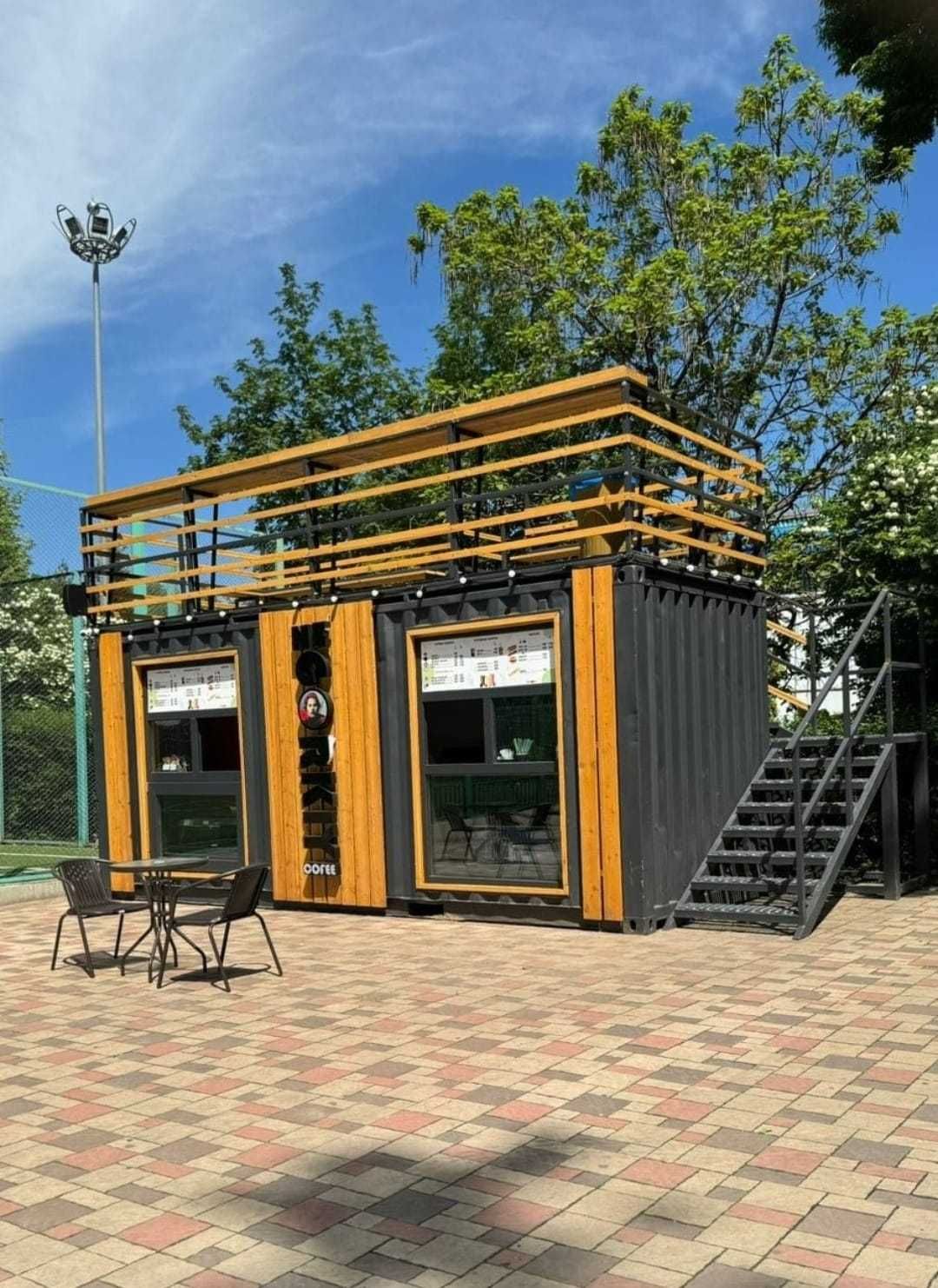 Торговый павильон 6×3 | Утеплённый киоск с окнами
