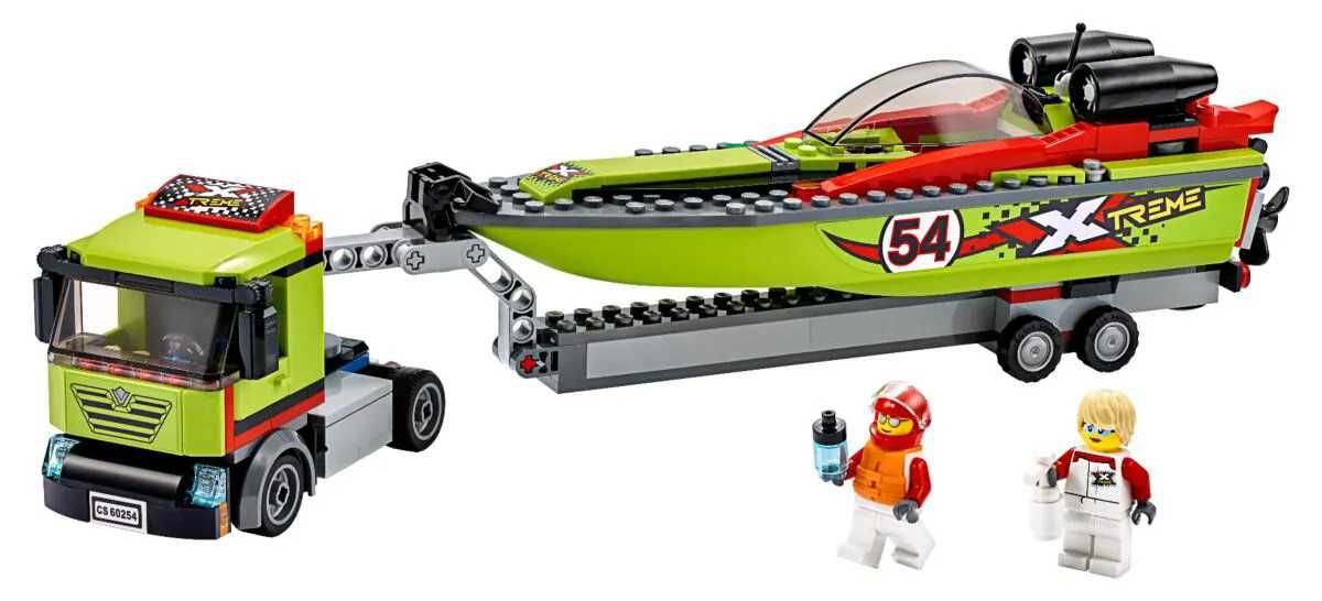 LEGO CITY 60254 Транспортировщик скоростных катеров Новый ОРИГИНАЛ