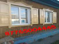 Деревянные окна, ставни