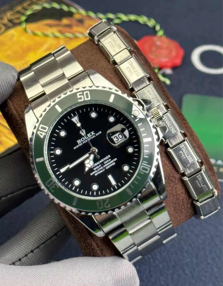 часы rolex с браслетом