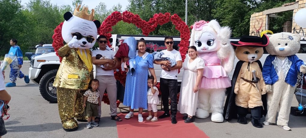 Аниматор Зайка Панда Кот сапога Белый Медведь