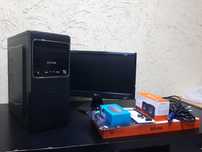 CORE I3 КОМПЬЮТЕР Windows 10 Комплект Озу-4GB SSD-128GB Принимает WiFi