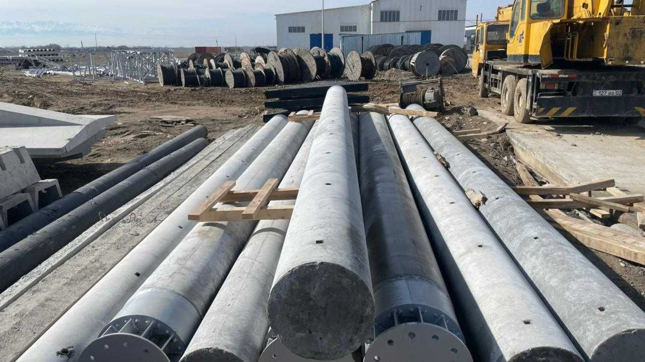 Опора Столб Ограждение Забор ЖБ стойки Лотки Газоблок Бордюр Брусчатка