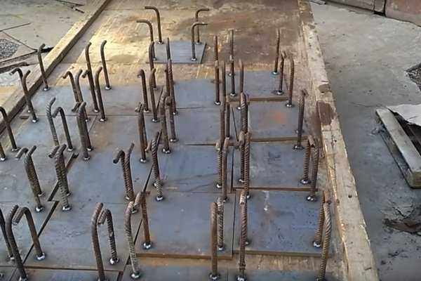 Закладные детали для металлоконструкций, пластины
