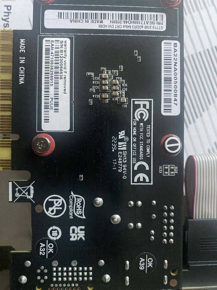Продется видеокарта geforce gt 710 2гб за 22000т