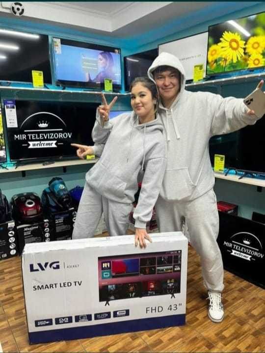 109 см Новый Телевизор SmartTV модель 45G7000 HDMI USB YouTube OtayTV