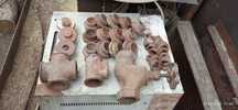 Кран на 32 заглушки для чугунных батарей тройник крестовина гайки на20