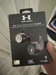 Спортивные наушники Under armour & JBL True Wireless Flash Black