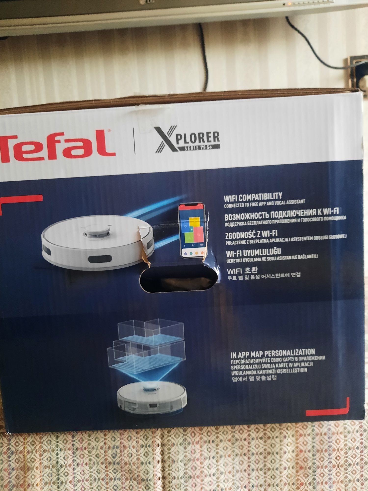 Моющий робот пылесос TEFAL