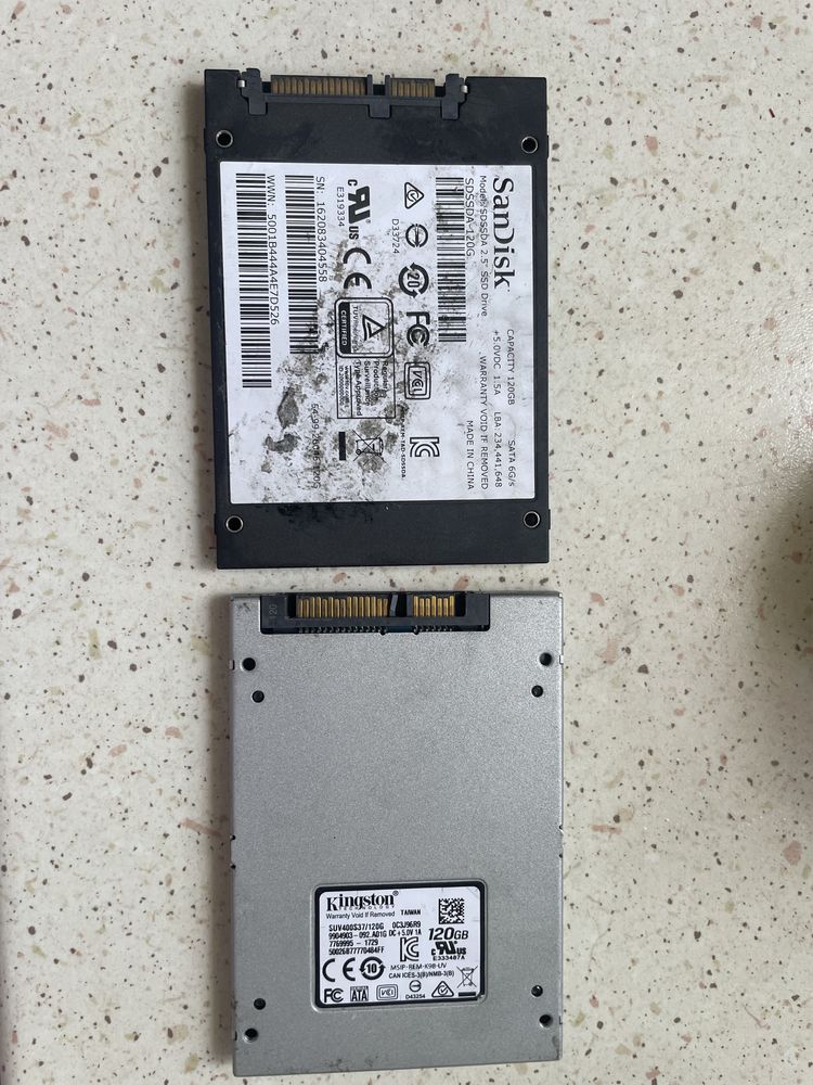 Ssd  на 120 гб в отличном состоянии
