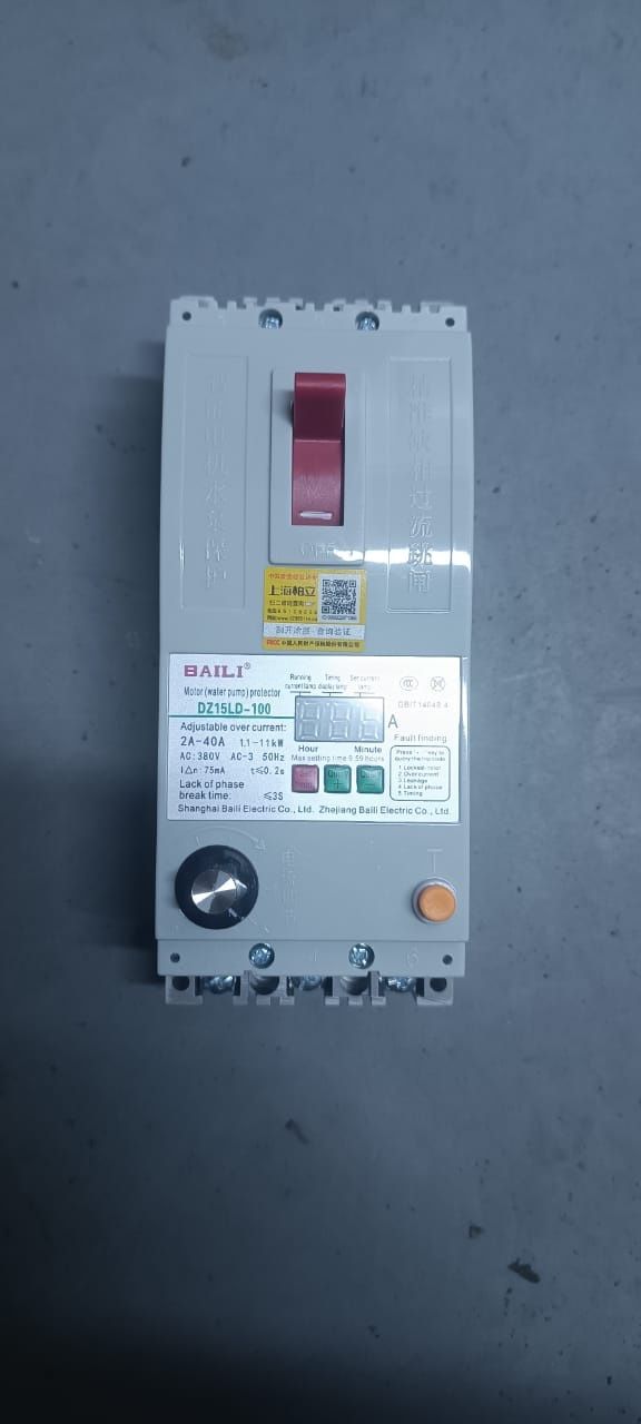 Защита двигателей на 380V от 1,1 кВт до 11 кВт