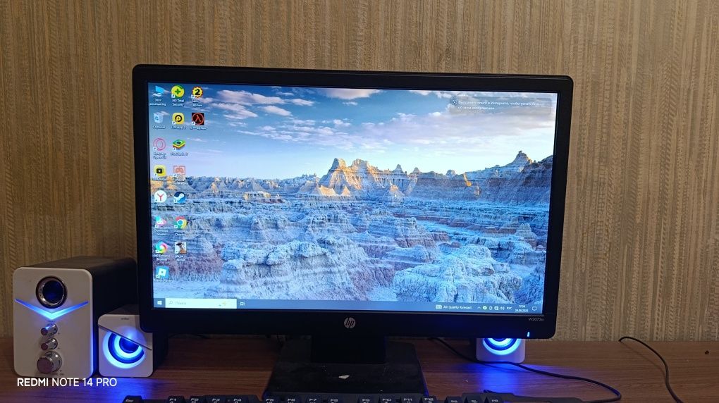 Компьютер hp монитор