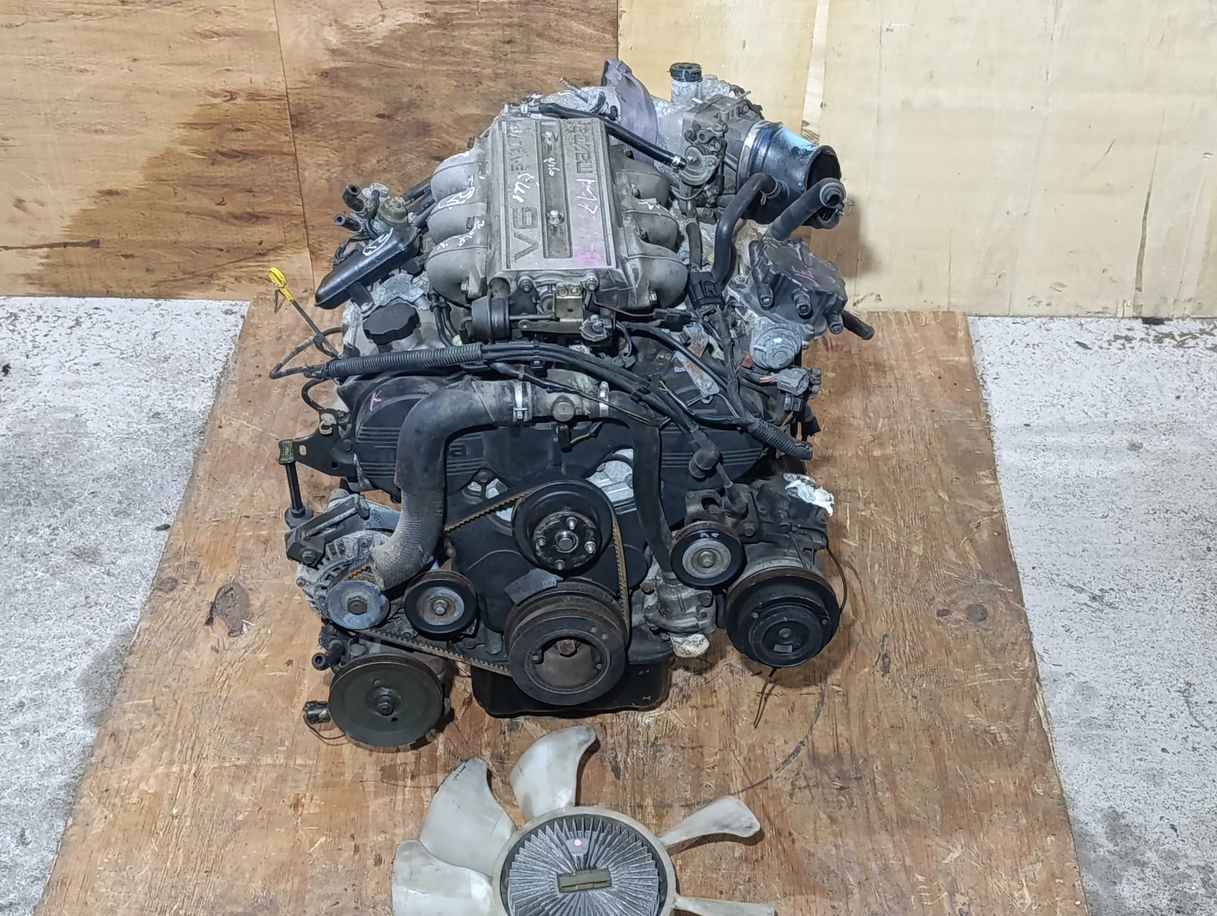 Двигатель JE JE-E 3.0 V6 18кл Mazda MPV LV 1-поколение Мазда МПВ SOHC