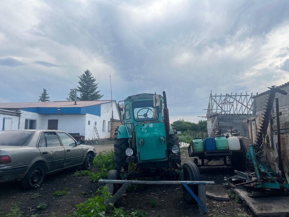 Трактор т40 на ходу срочно продам с куном