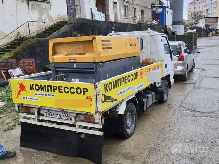 Компрессор отбойные молотки опрессовка услуги аренда