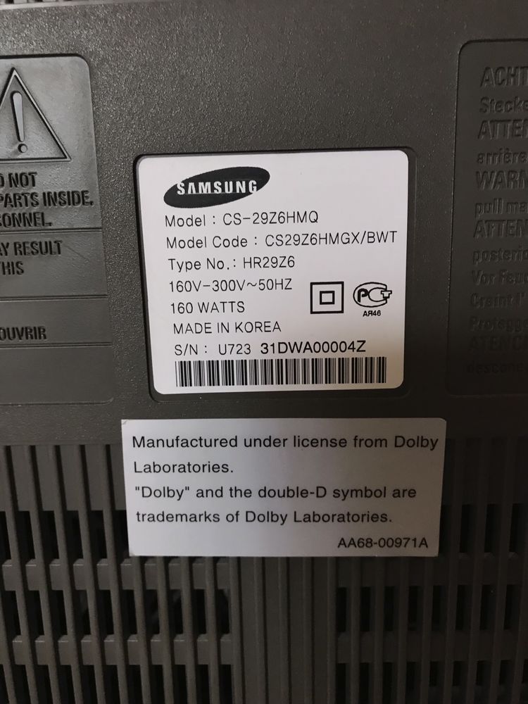 Телевизор Samsung Plano 29” 100Hz (ЭЛТ)
