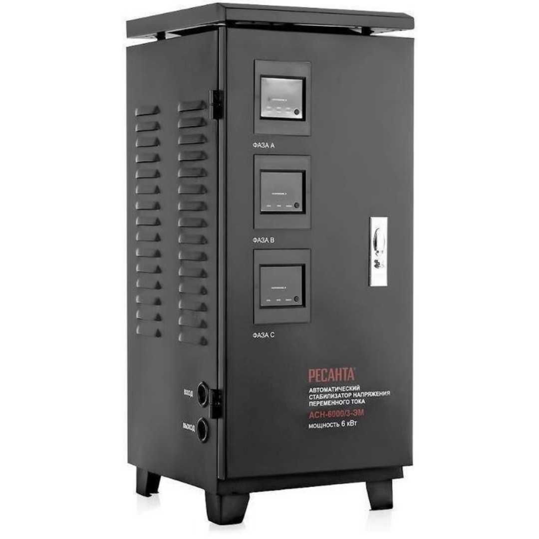Стабилизатор напряжения Ресанта ACH-6000/3-ЭМ