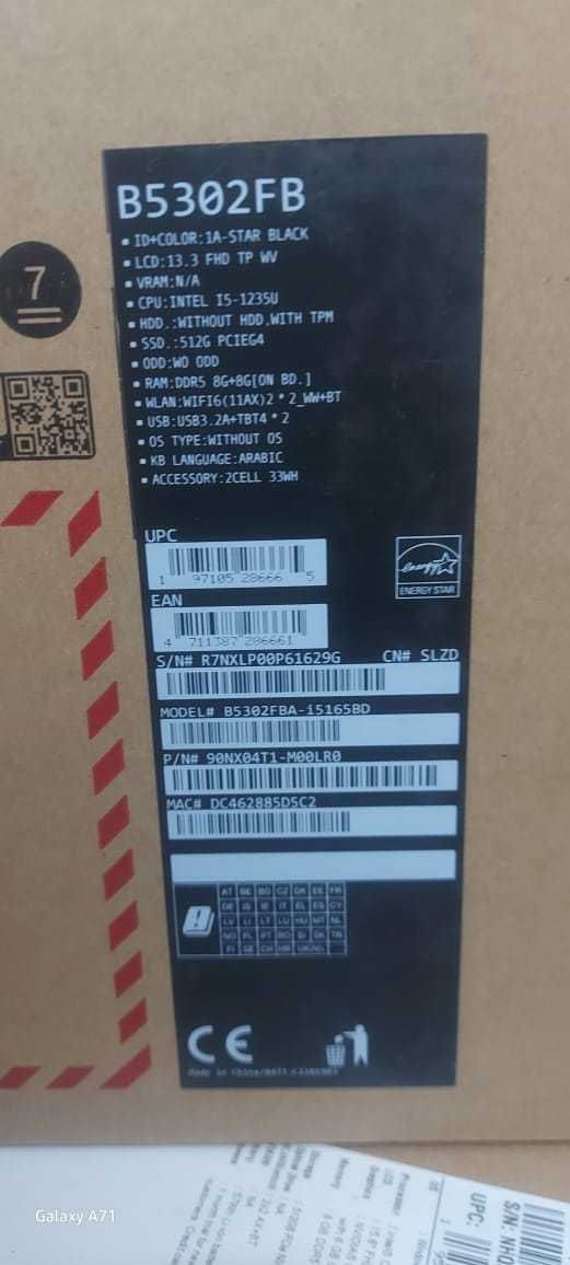 Новый!!! Asus ExpertBook B5 Flip/Сore i5-1235U/16 Gb/SSD 512Gb/Iris Xe