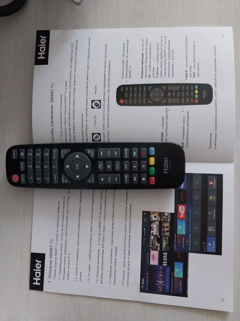 Телевизор HAIER диагональ 24, смарт
