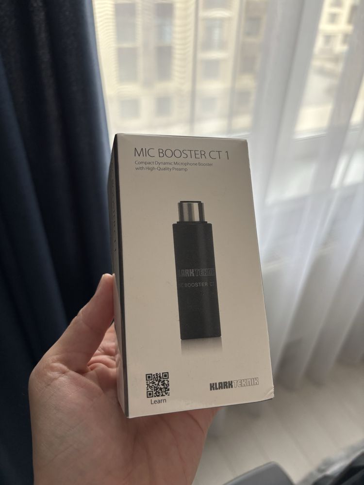 Продаю усилитель (бустер) микрофон KLARK TEKNIC Mic Booster CT 1