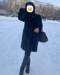 Норковая шуба. В отличном состоянии. Цвет черный