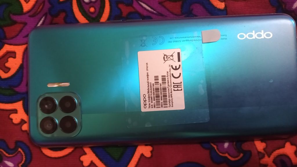 Oppo reno4 лайт светло зеленого цвета