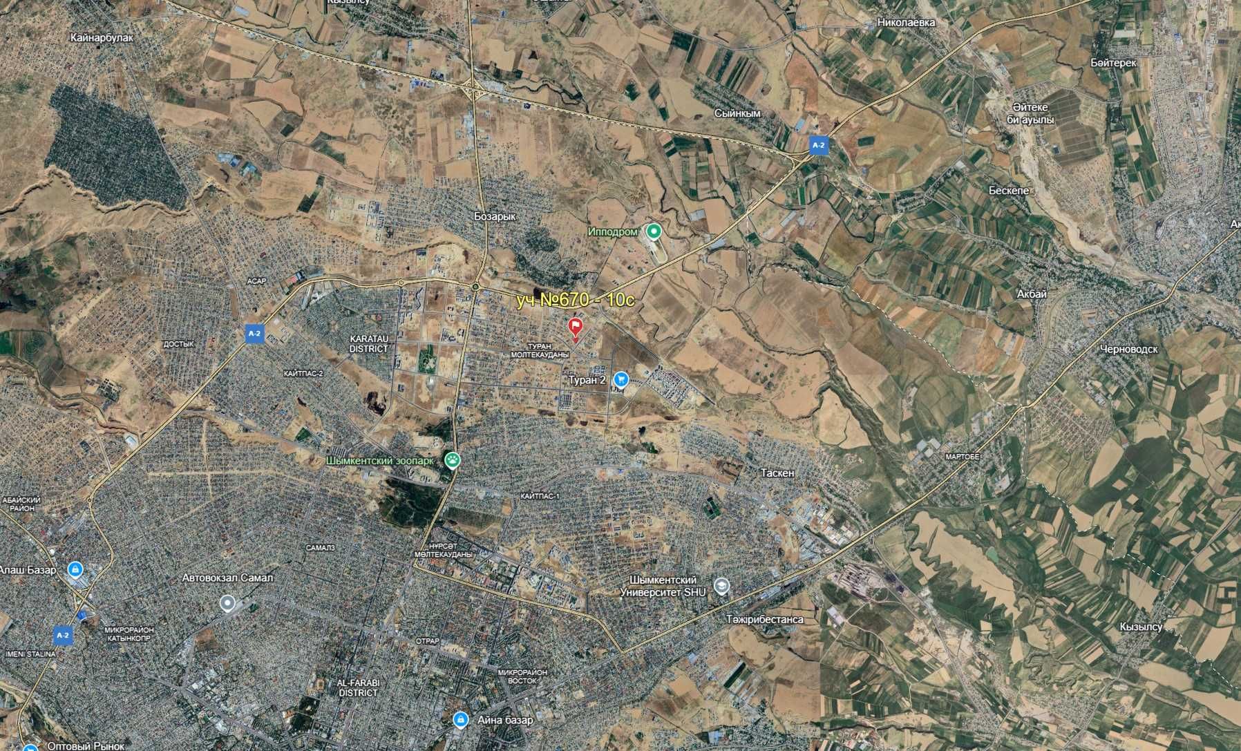 мкр Туран, Нарсай көшесі, участок №670 - 10 соток
