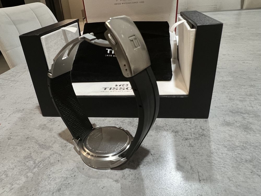 Tissot titanium.