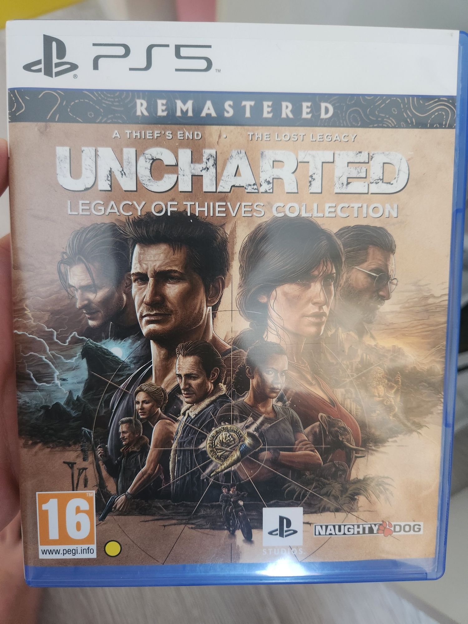 PS5 игры God of War Ragnarok, Uncharted Thieves collection