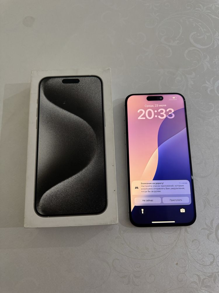 Iphone 15 Pro Max с документами и с коробкой