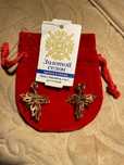 Серьги золотые 585 проба.