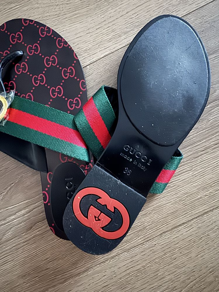 Шлепки Gucci новые с пыльником