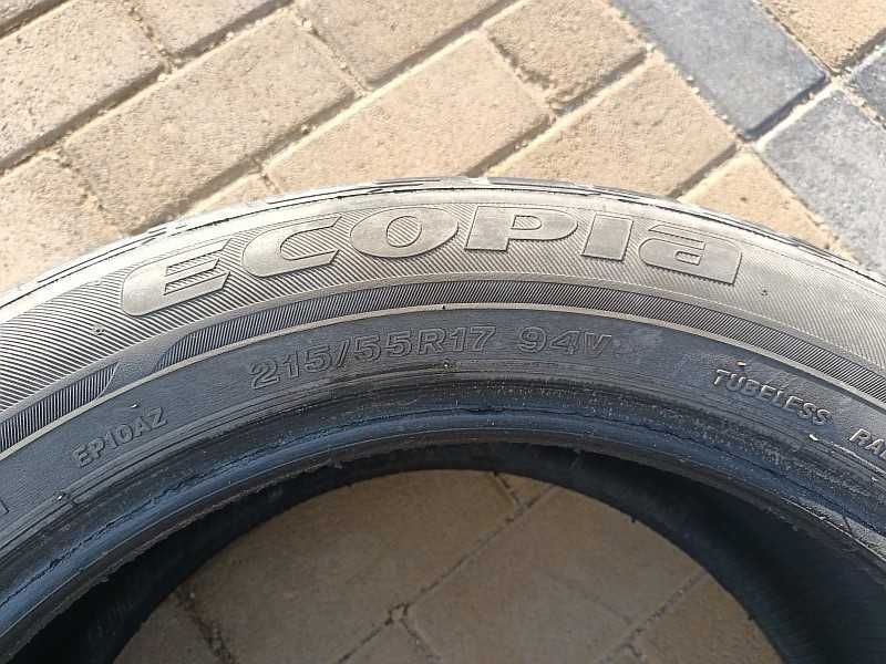 Шины 215/55 R17 - "Bridgestone Ecopia EP100A" (Япония), летние.