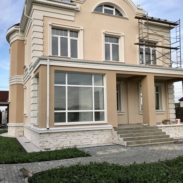 Покраска наружных стен, Покраска домов коттеджи, Покраска фасада
