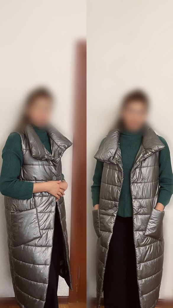 Продам кожаную куртку и жилет