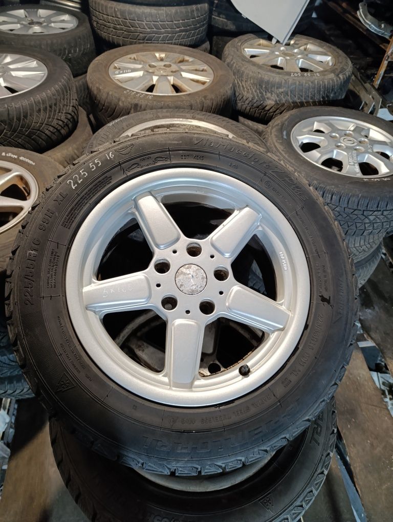 Диски л.п 16 c резиной 5*120 из Германии