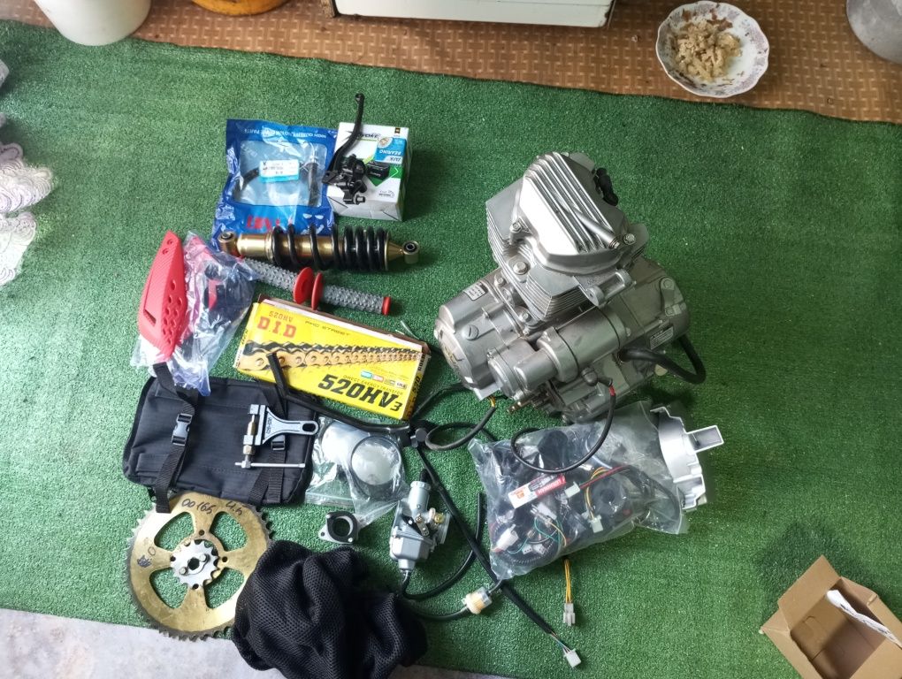 Эндуро peba d3. В разобранном виде.