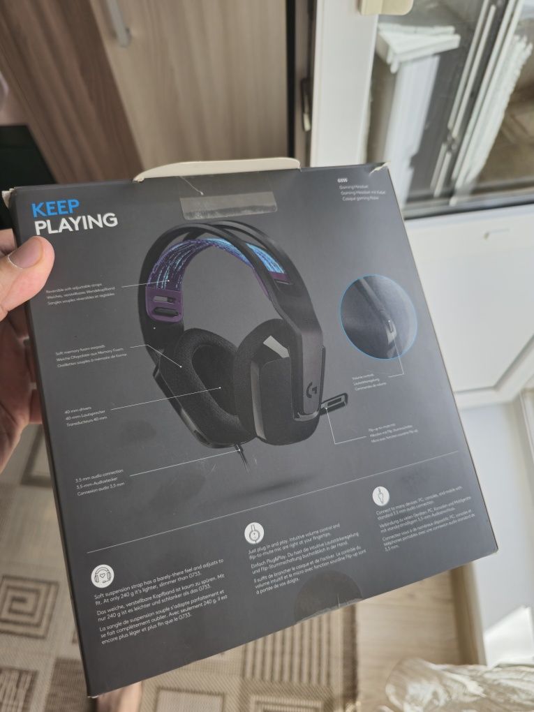 Продам наушники Logitech g335