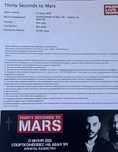 Продам билет на концерт 30 seconds to mars. 21 июня