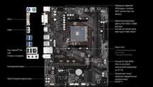 Продам Мат.Плата AM4 GIGABYTE GA-A320M-H
(rev. 3.0)