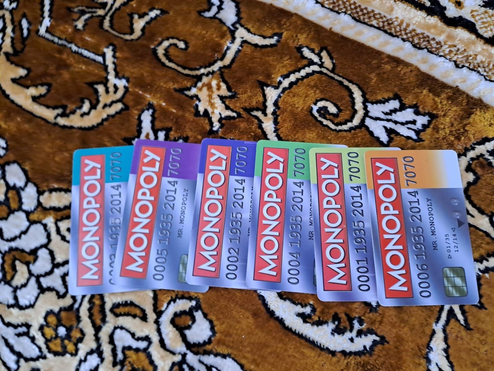 Monopoly с банковскими карточками